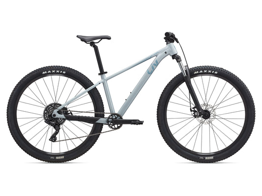Mountain bike with Maxxis tires on a white background