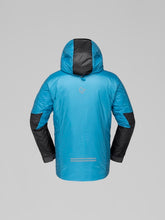 Load image into Gallery viewer, Blue and black jacket on a gray background