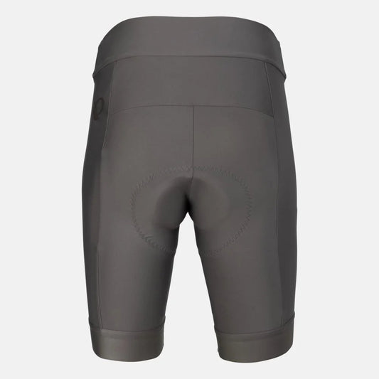 Gray cycling shorts on a white background