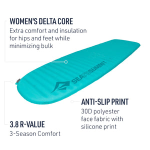 Sea to Summit Women's Comfort Light Self-Inflating Sleeping Mat