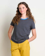 Load image into Gallery viewer, Toad&amp;Co Women&#39;s Grom Ringer Short Sleeve Crew
