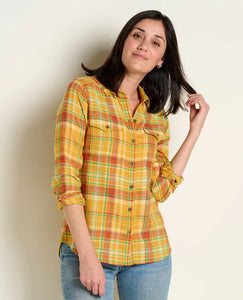 Toad&Co Women's Re-Form Flannel Long Sleeve Shirt