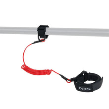 Load image into Gallery viewer, NRS Coil Paddle Leash Red
