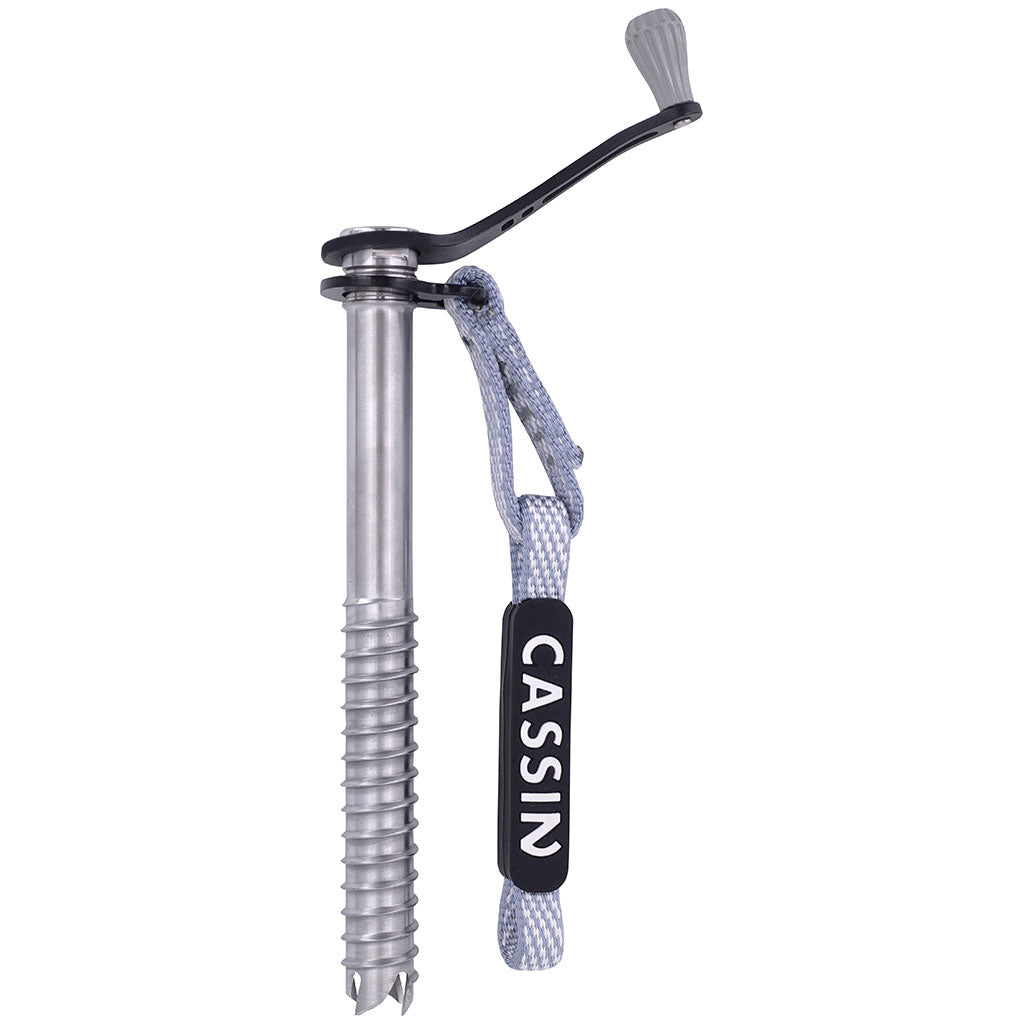 Vite Da Ghiaccio C.A.M.P. Rocket 19 Cm - Acciaio Cromo-Molibdeno, Filettatura Inversa, Per Cascate E Alpinismo, Leggera E Resistente