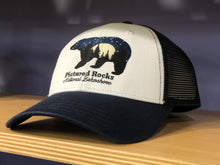 Load image into Gallery viewer, Pictured Rocks Night Bear Hat
