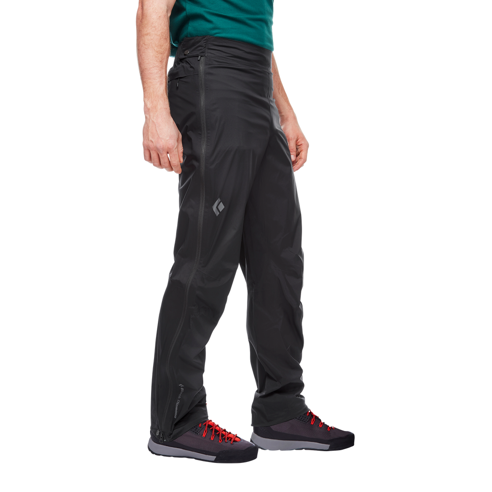 Black Diamond Men's Stormline Stretch Full Zip Rain Pants