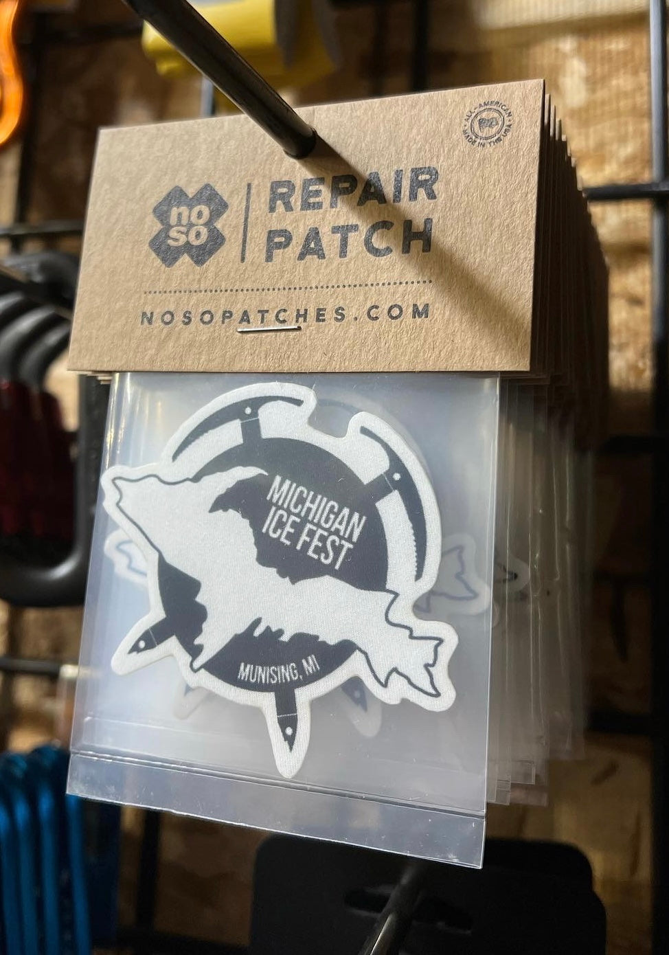 Noso Michigan Ice Fest Repair Patch