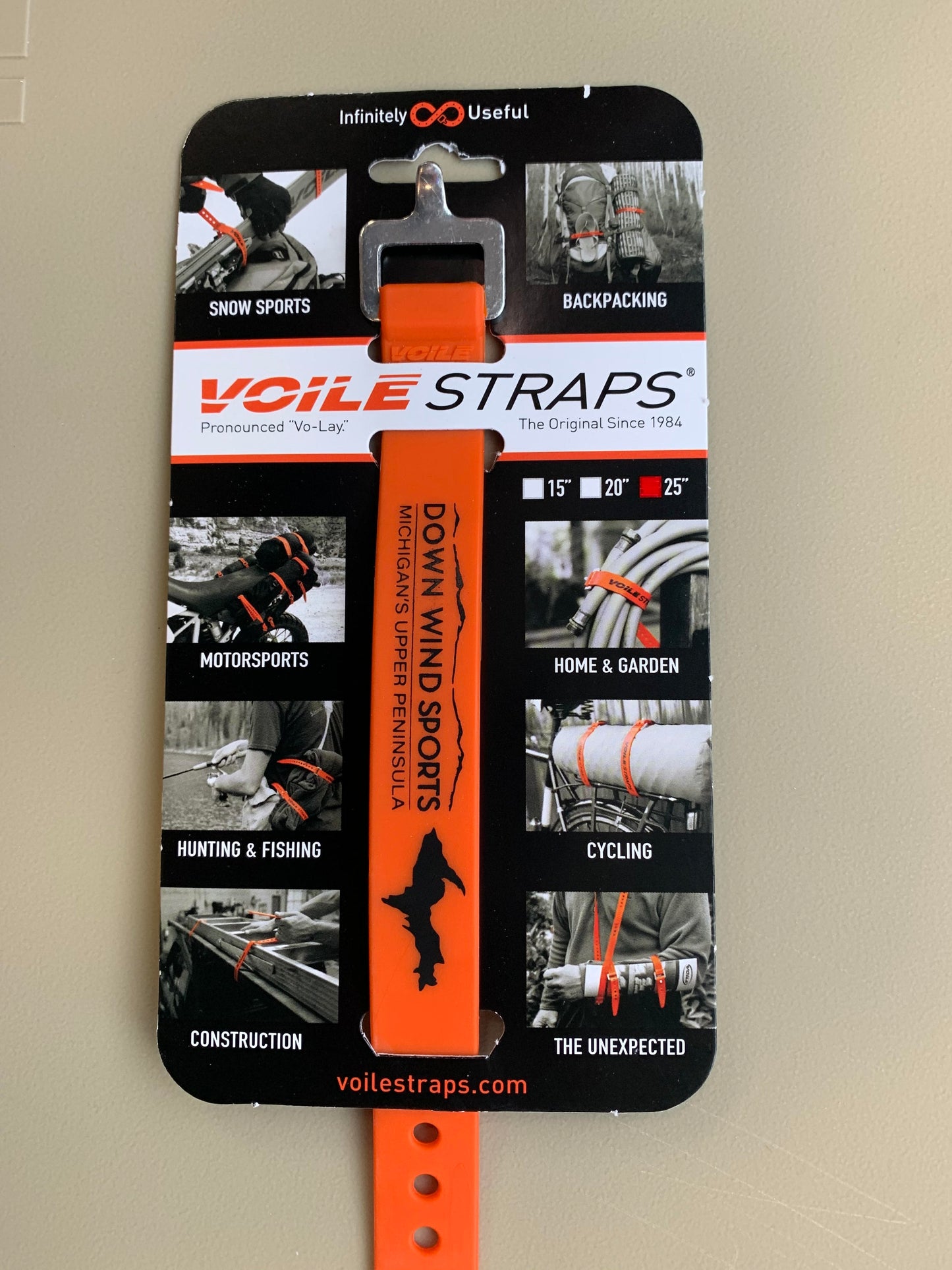 DWS Upper Peninsula Voile Strap Aluminum Buckle Orange