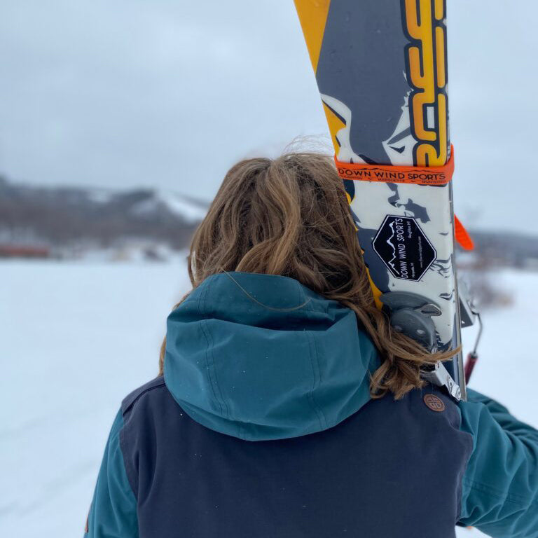 Custom Voile Ski Straps featuring Michigan's Upper Peninsula and Down Wind Sports