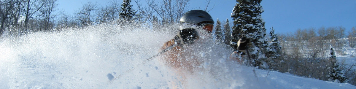Child enjoying the late winter sun in the Keweenaw Peninsula
