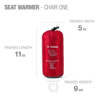 Load image into Gallery viewer, Helinox Seat Warmer Chair One/Zero/Swivel Quilted Scarlet/Iron
