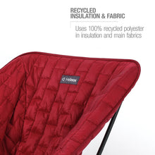 Load image into Gallery viewer, Helinox Seat Warmer Chair One/Zero/Swivel Quilted Scarlet/Iron
