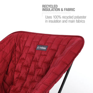 Helinox Seat Warmer Chair One/Zero/Swivel Quilted Scarlet/Iron