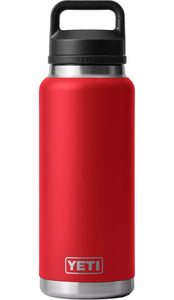 Yeti 64 oz. Rambler Bottle with Chug Cap, Rescue Red