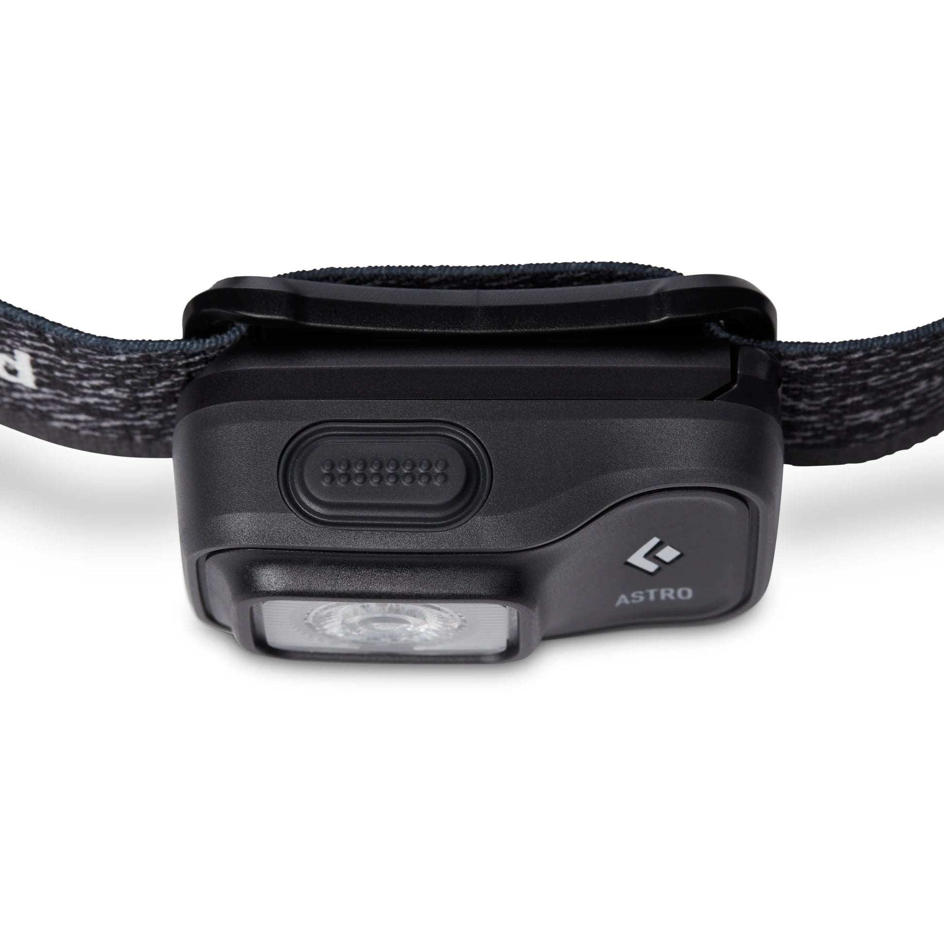 Black Astro headlamp on a white background