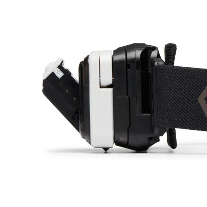 Black diamond headlamp on white background