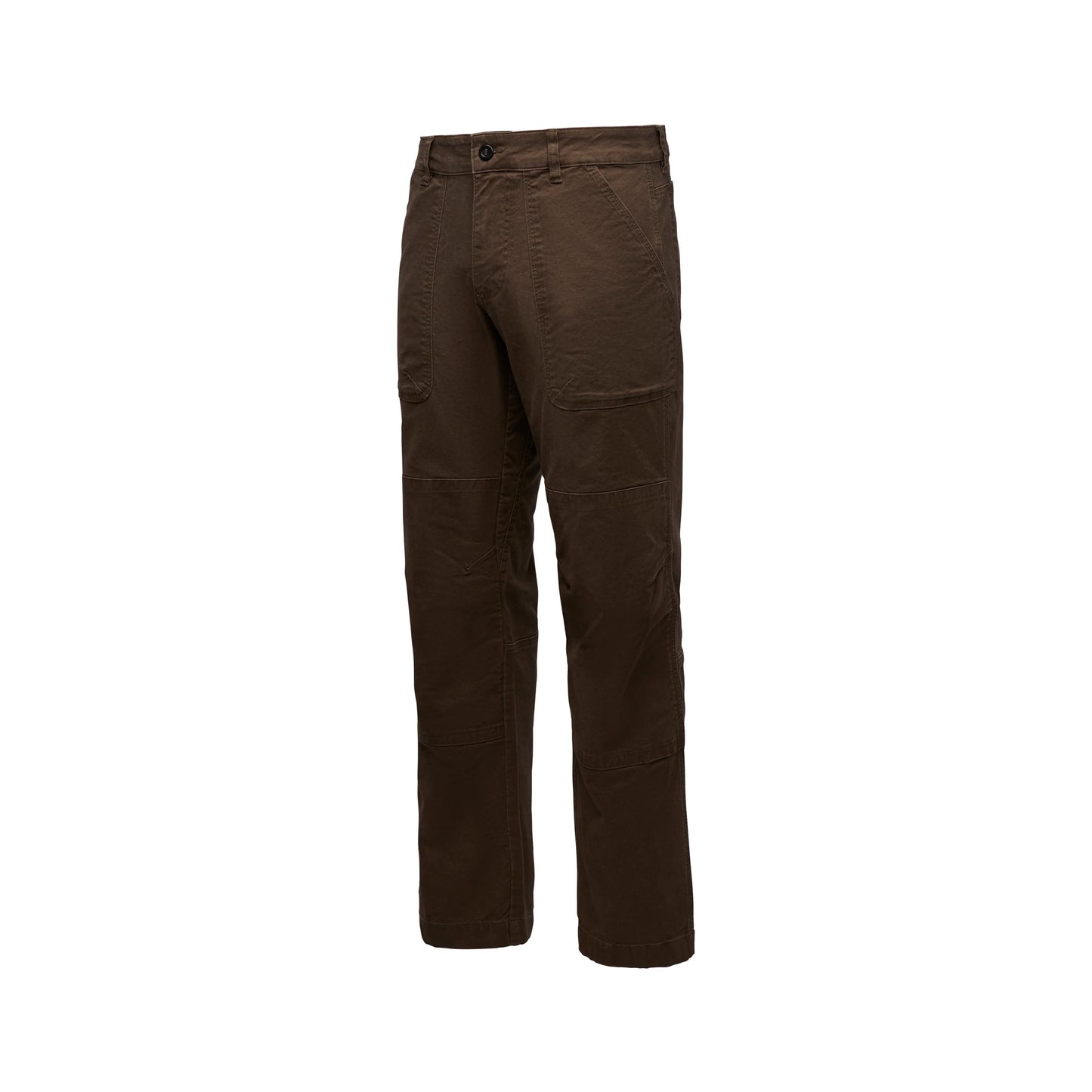 Brown pants on a white background