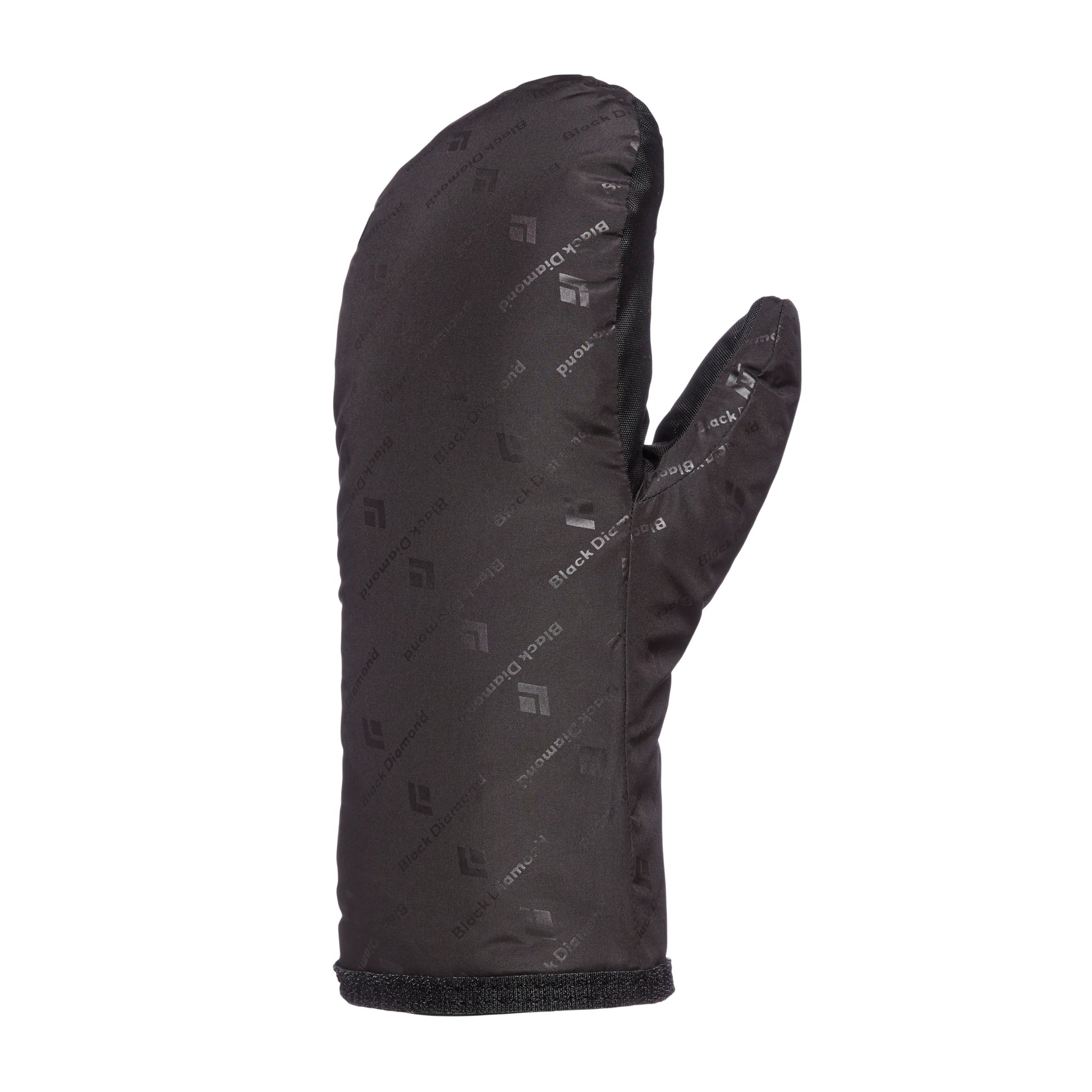 Black insulated glove with brand logo on a white background