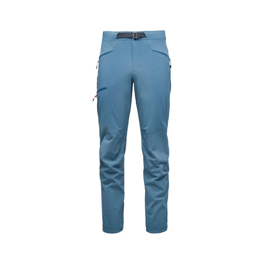 Blue pants on a white background