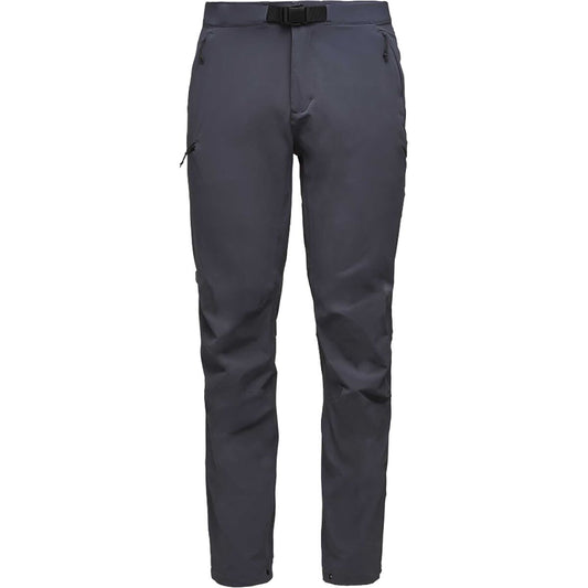 Dark gray pants on a white background