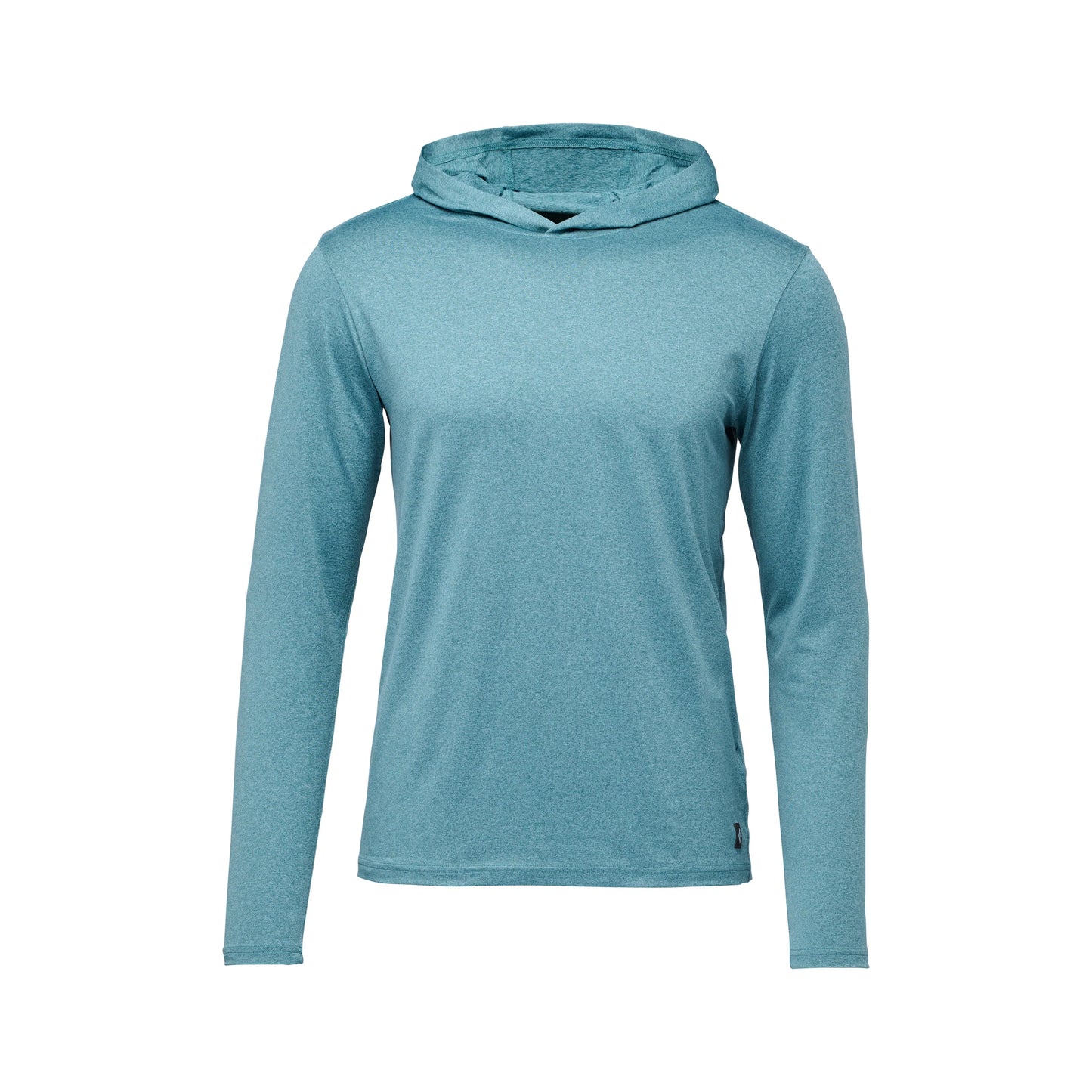 Blue hoodie on a white background