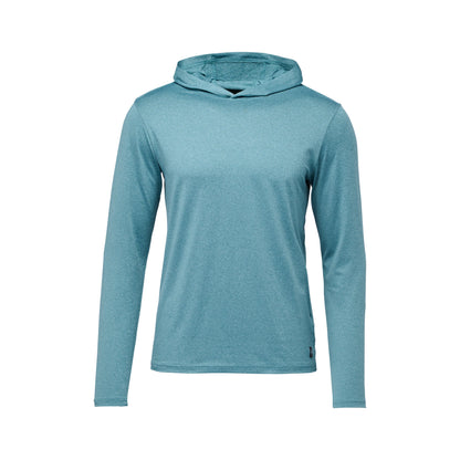 Blue hoodie on a white background