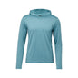 Blue hoodie on a white background