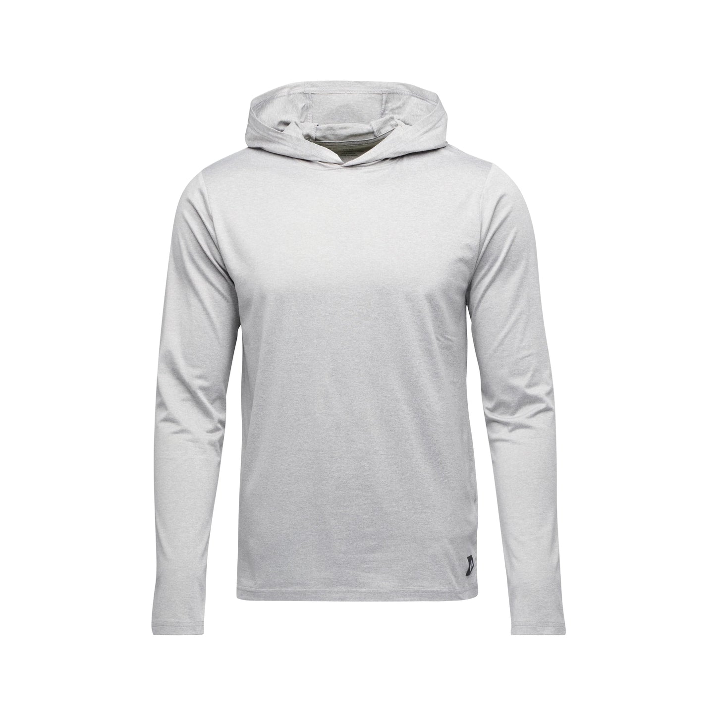 Light gray hoodie on a white background