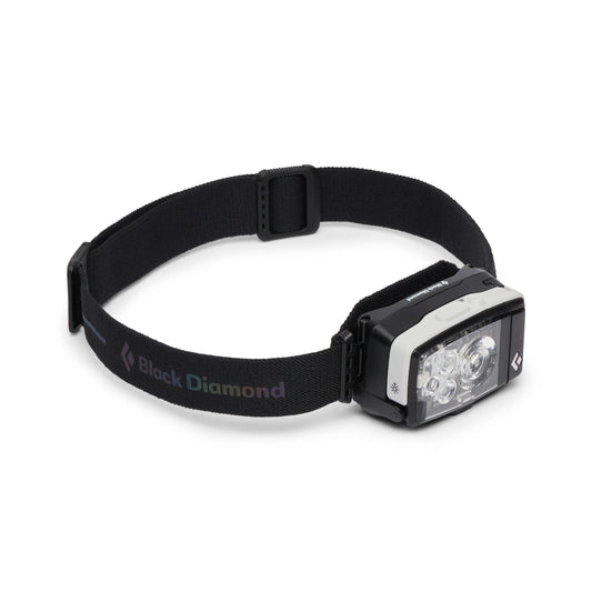 Black Diamond headlamp on a white background