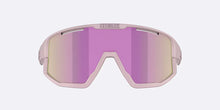 Load image into Gallery viewer, Pink reflective goggles on a light gray background

