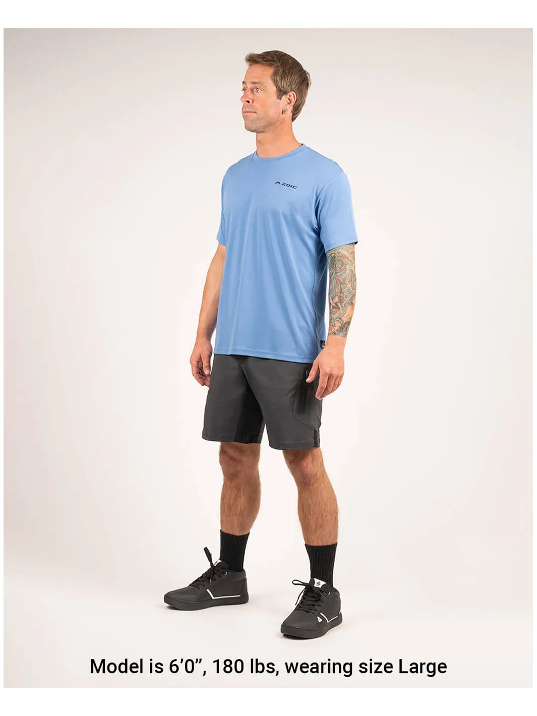 Zoic Men's Ether 9" Short + Essential Liner