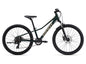 Black bicycle with 'Giant' branding on a white background