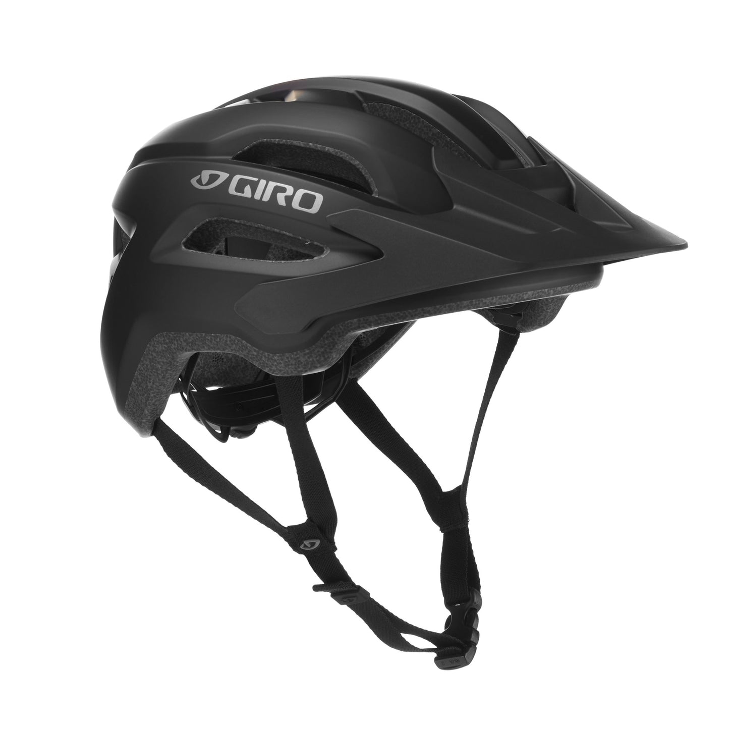 Black Giro helmet on a white background