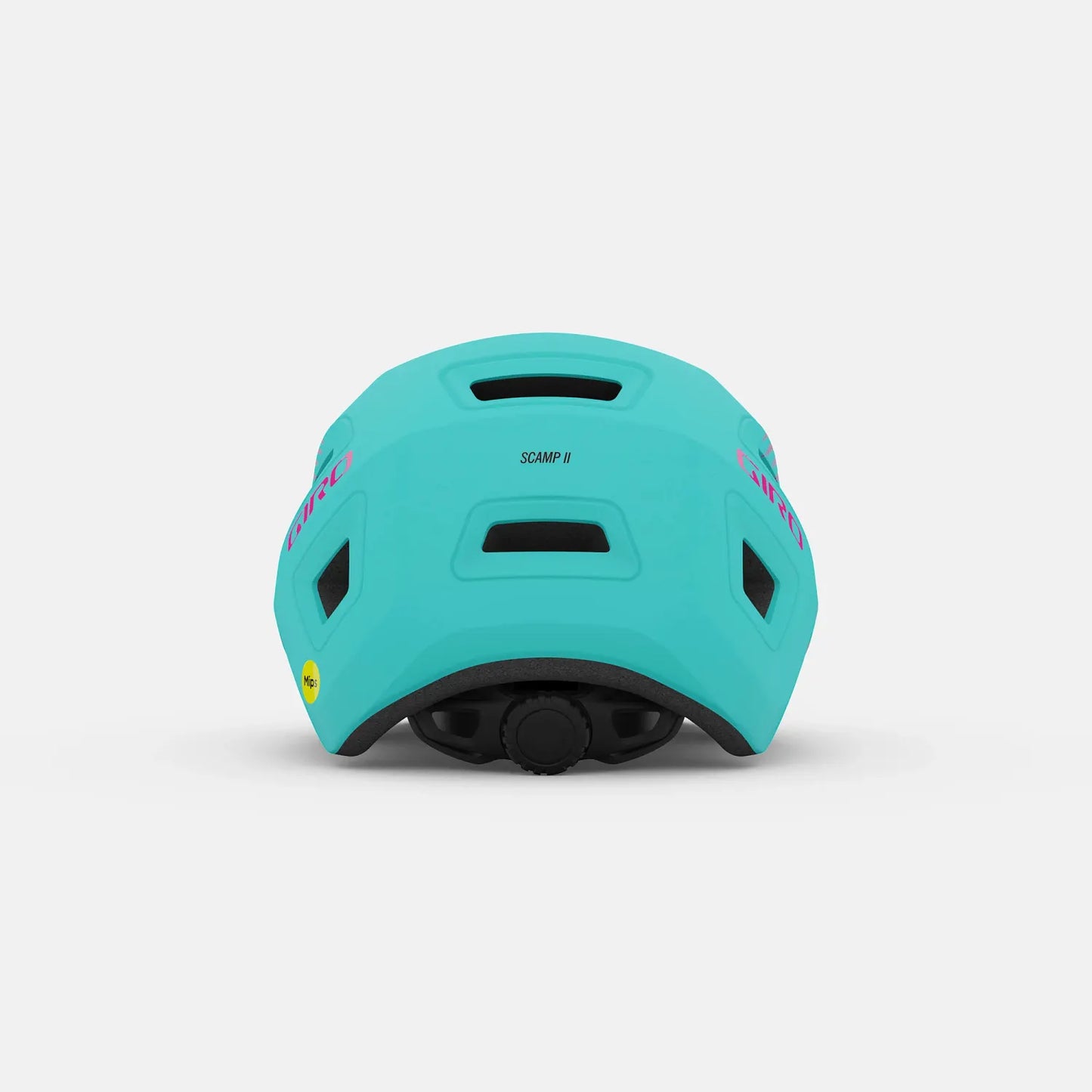 Turquoise helmet with black accents on a white background