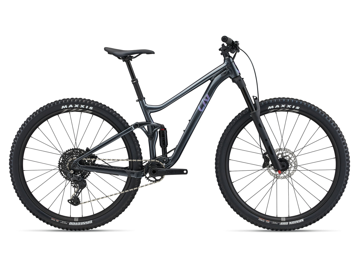 Mountain bike on a white background