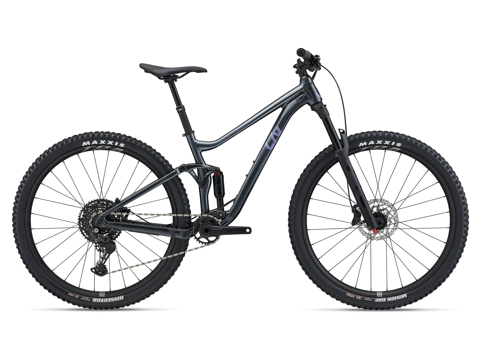 Mountain bike on a white background