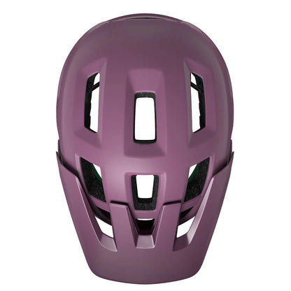 Purple helmet with a white background