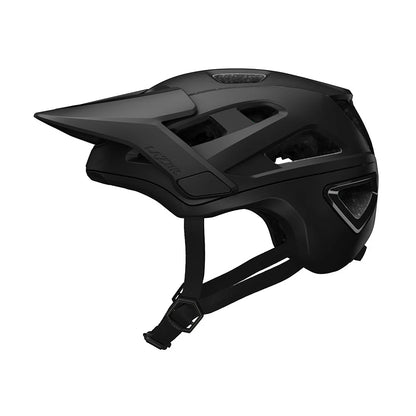 Black helmet on a white background