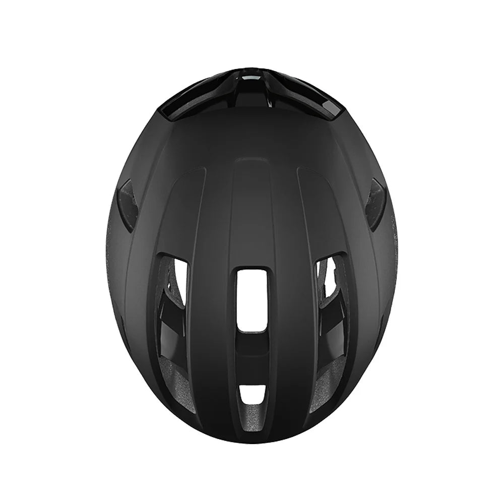 Black helmet on a white background