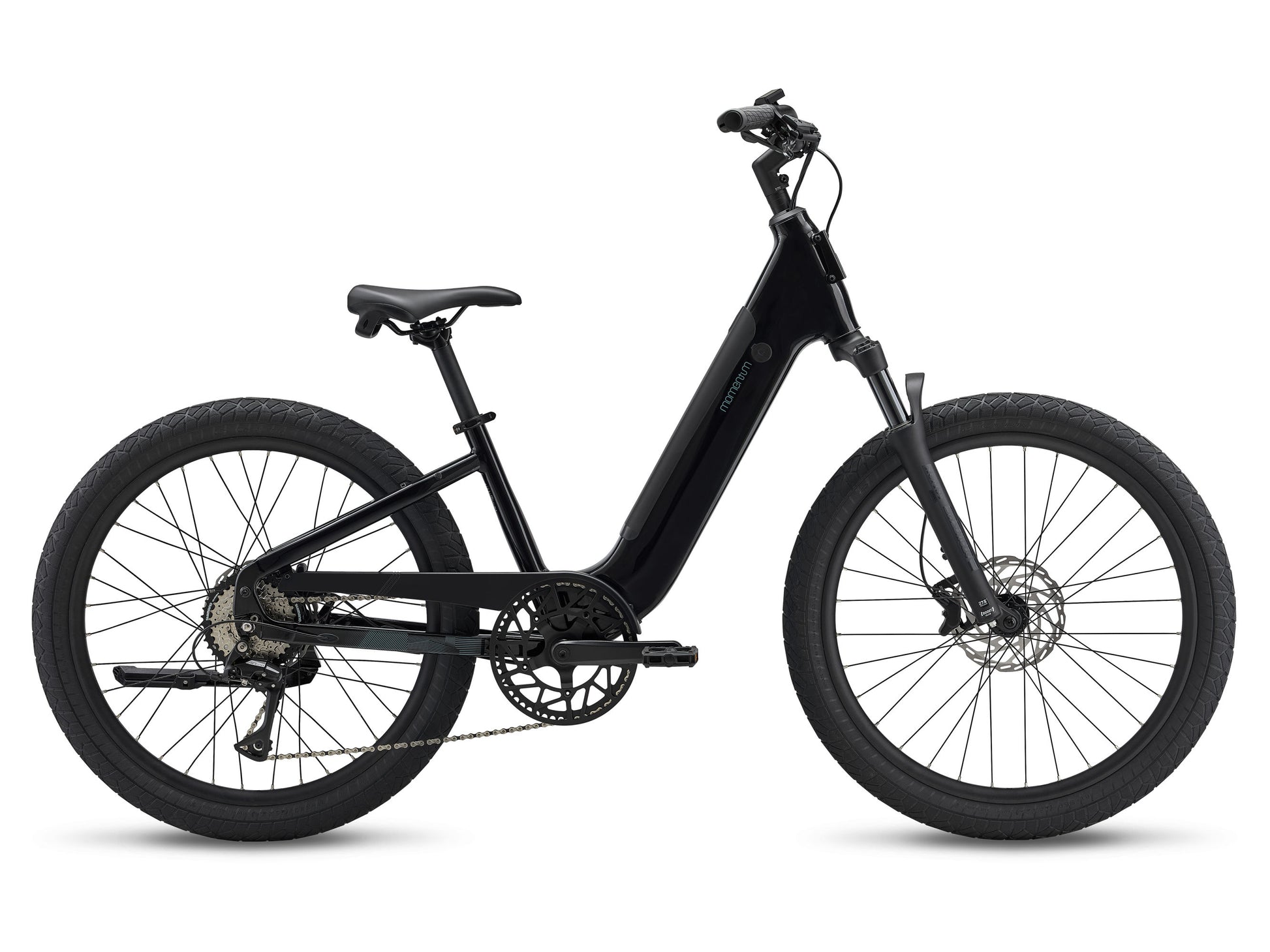 Black momentum e-bike
