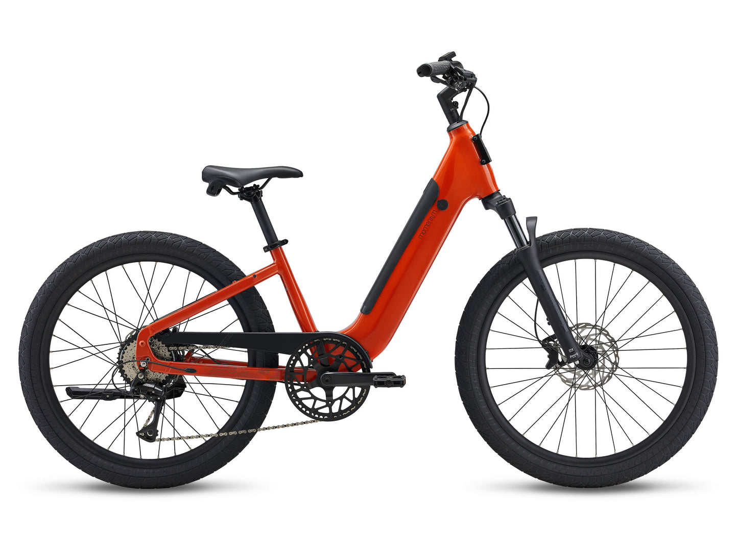 Orange Momentum e-bike