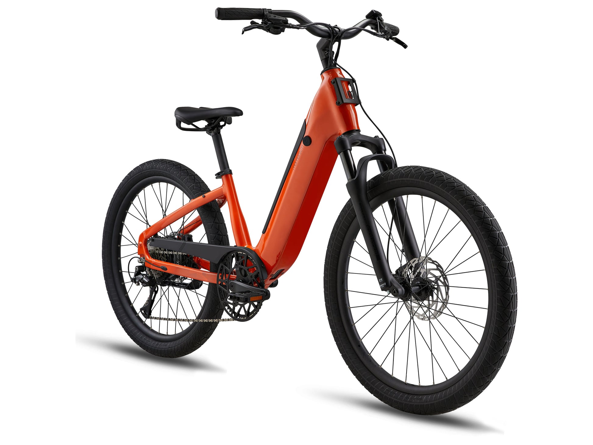 orange momentum e-bike