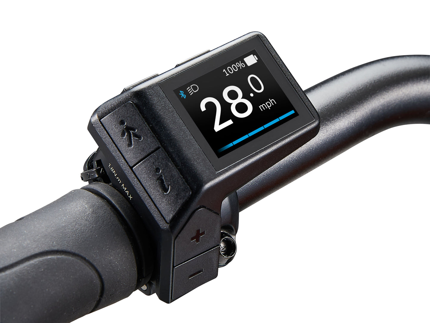 LED display on momentum e-bike