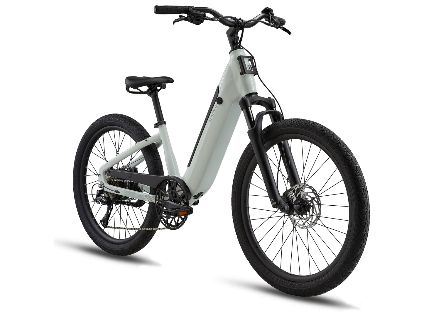 White momentum E-bike