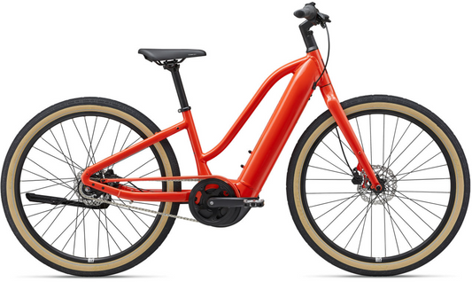 Orange Momentum E-bike