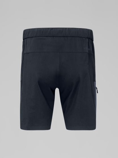 Black shorts on a light gray background