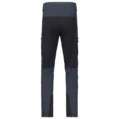 Black and gray pants on a white background