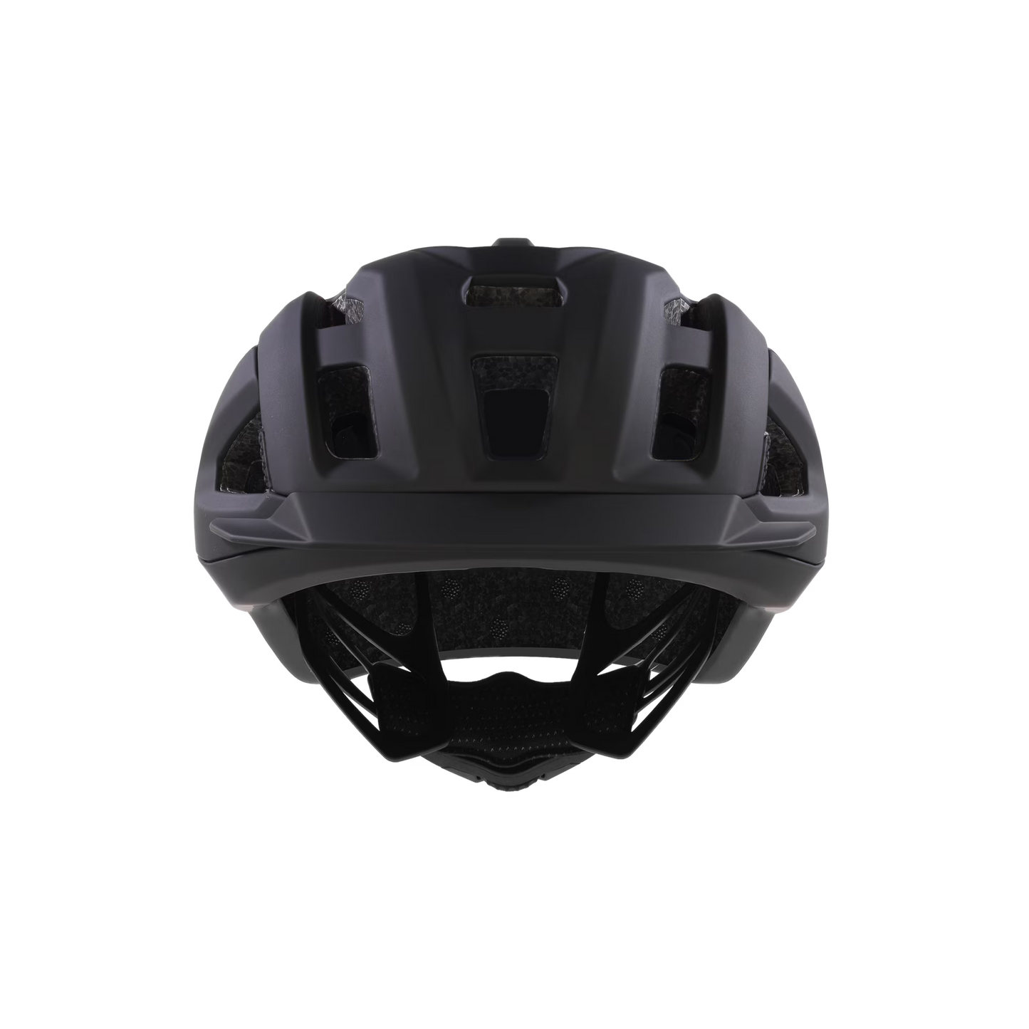 Black helmet on a transparent background