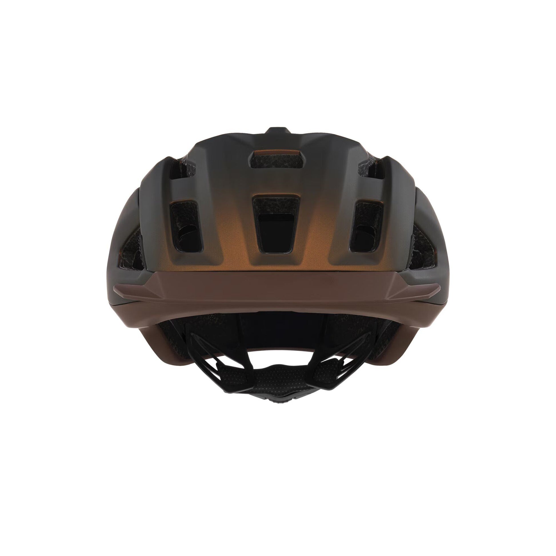 Brown helmet on a white background
