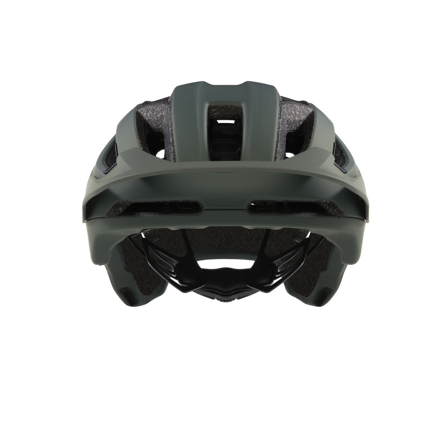 Black helmet on a white background